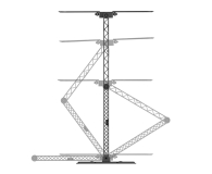 Hama Uchwyt do TV VESA 400x400 fullmotion 2 ramiona 72 cm 65" - 1516976 - zdjęcie 3